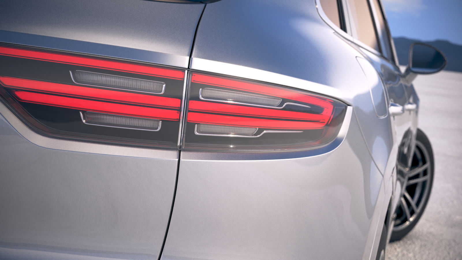 Porsche Cayenne Turbo 2018 3D model_23