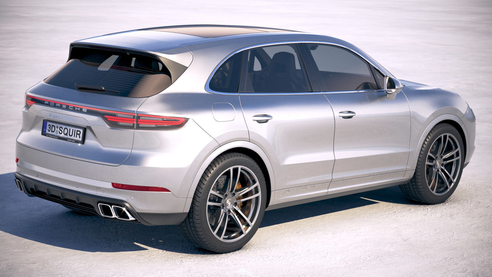 Porsche Cayenne Turbo 2018 3D model_4