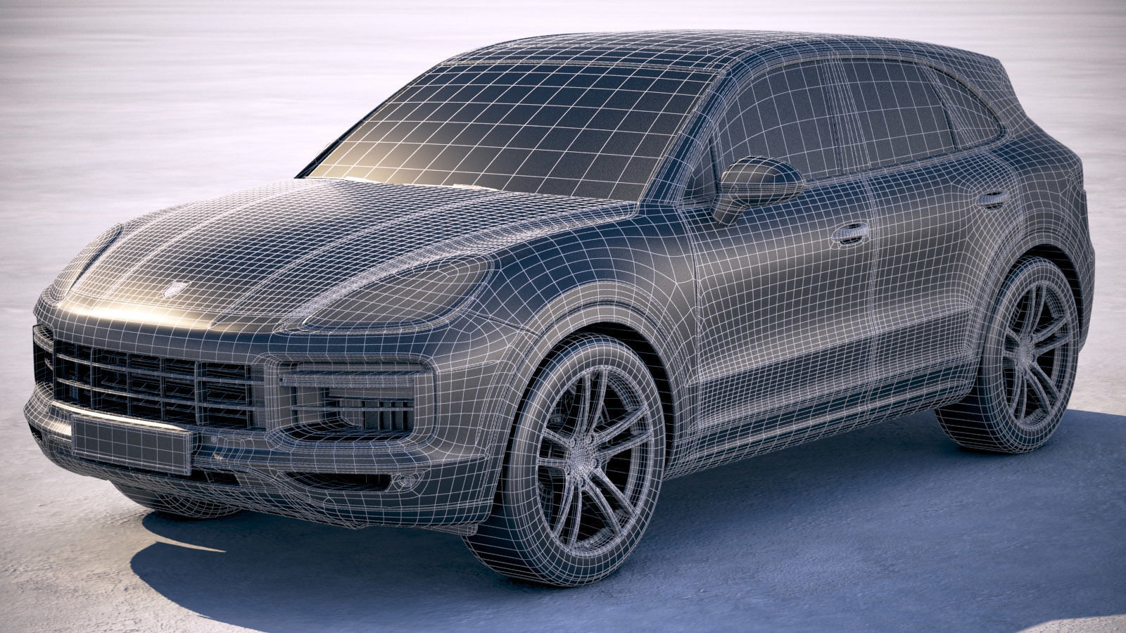 Porsche Cayenne Turbo 2018 3D model_30