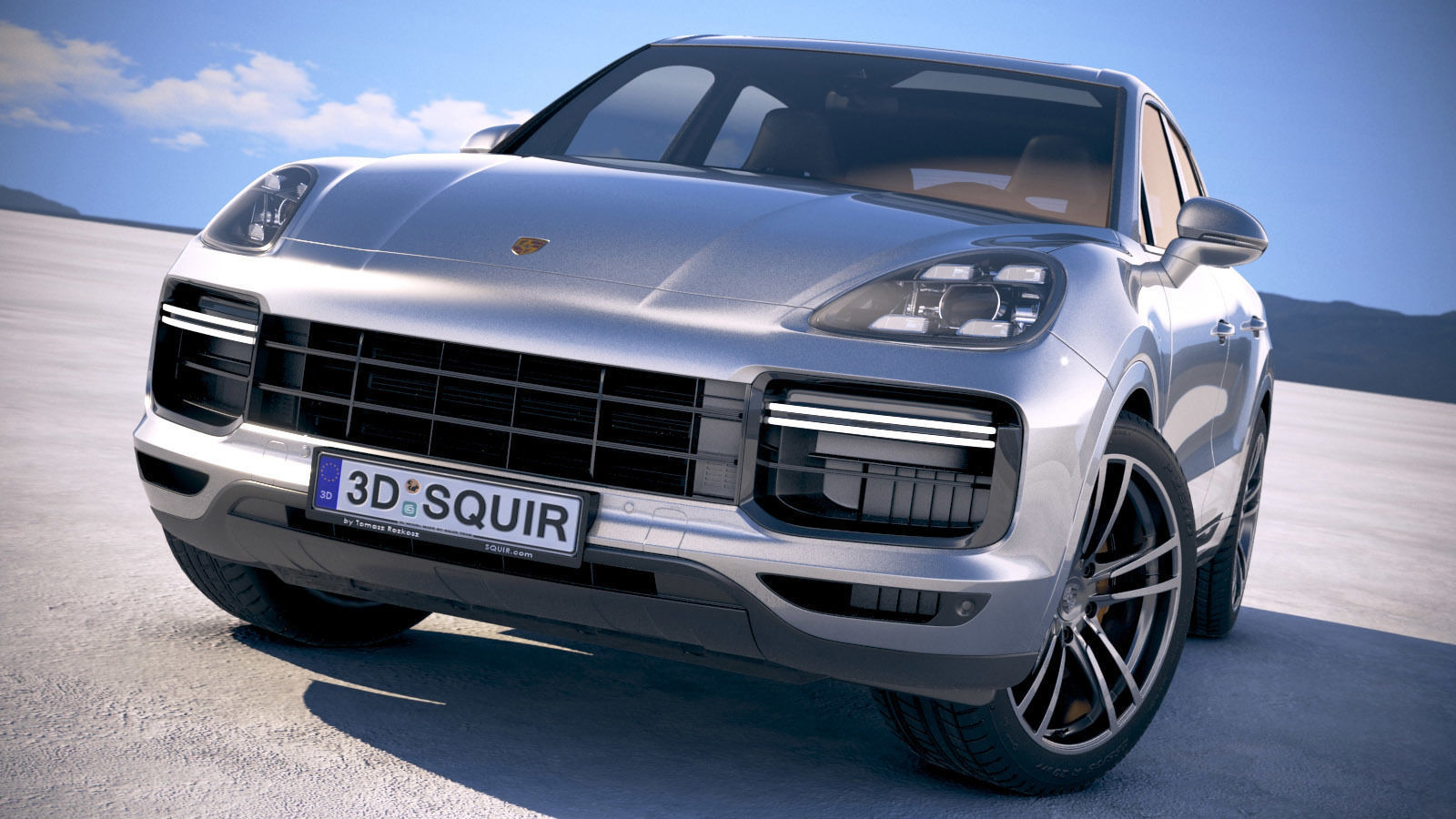 Porsche Cayenne Turbo 2018 3D model_19