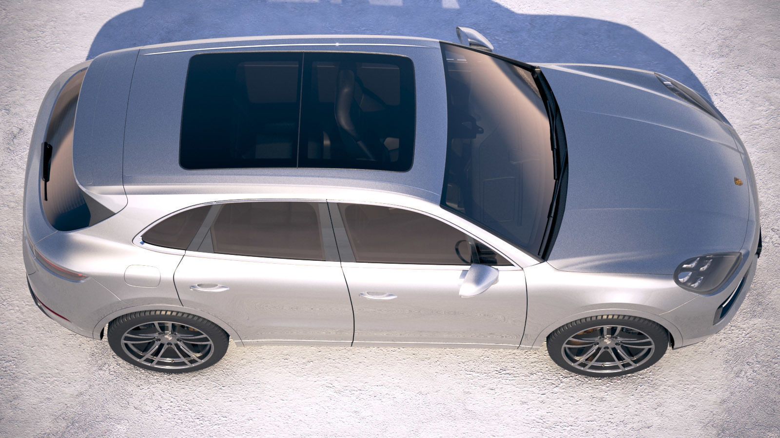 Porsche Cayenne Turbo 2018 3D model_7