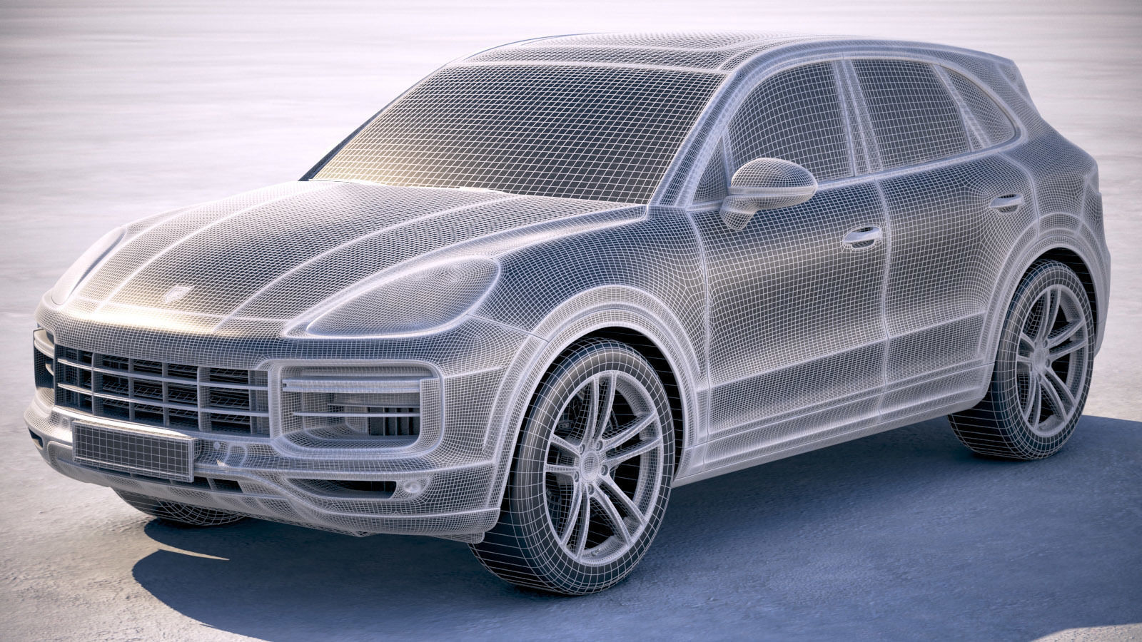 Porsche Cayenne Turbo 2018 3D model_28