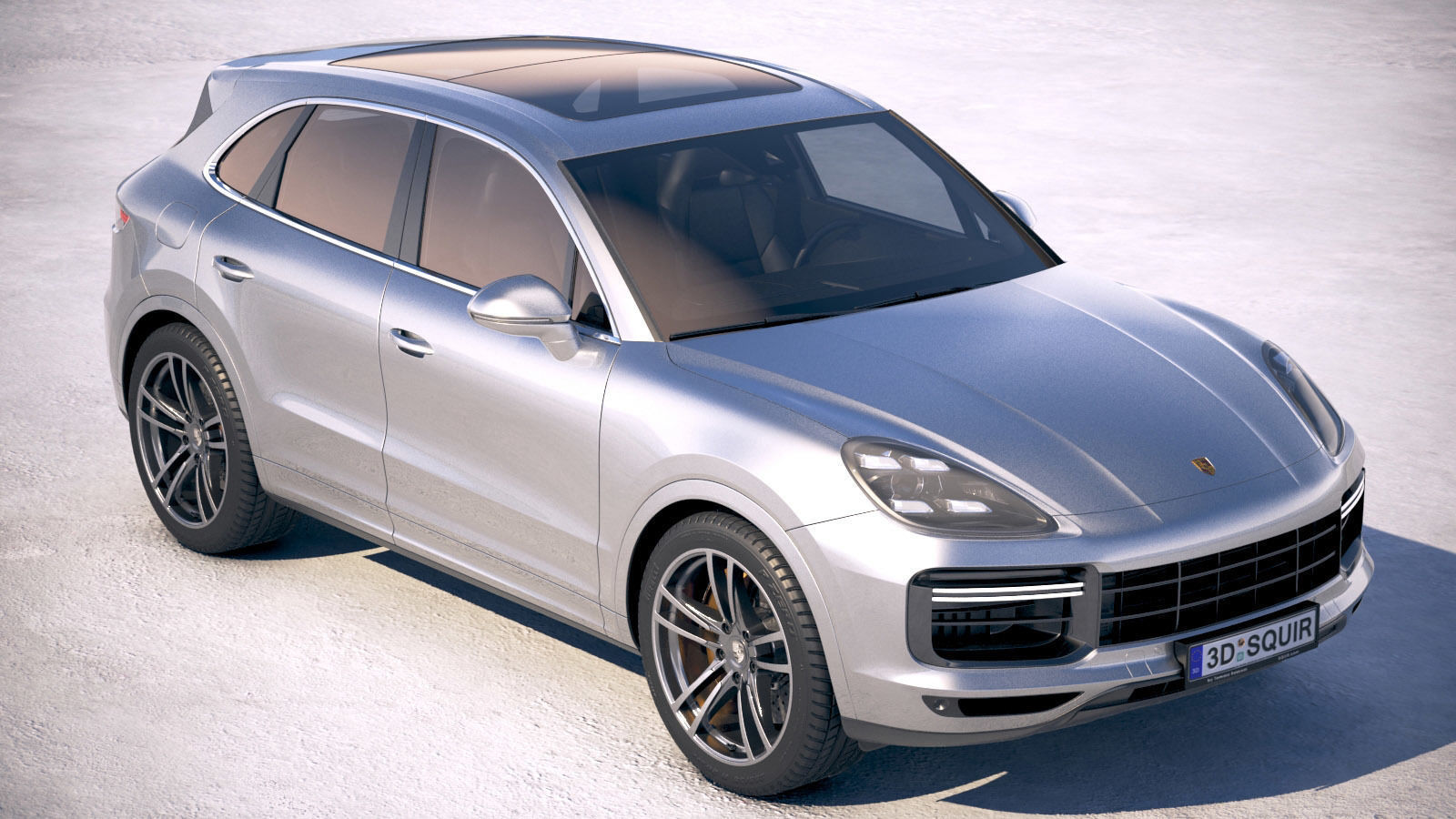 Porsche Cayenne Turbo 2018 3D model_11