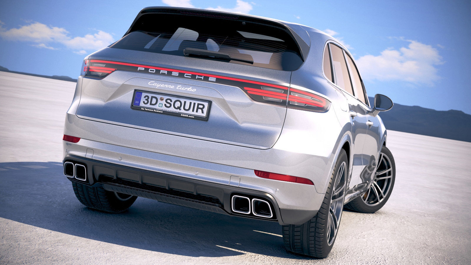 Porsche Cayenne Turbo 2018 3D model_20