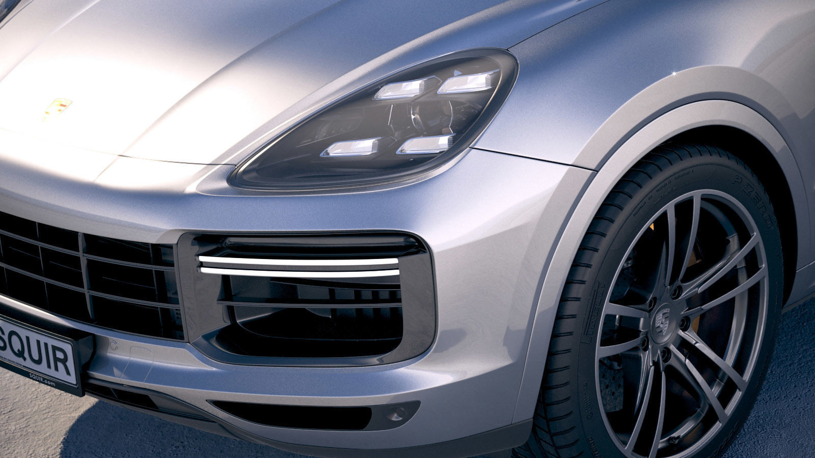 Porsche Cayenne Turbo 2018 3D model_2