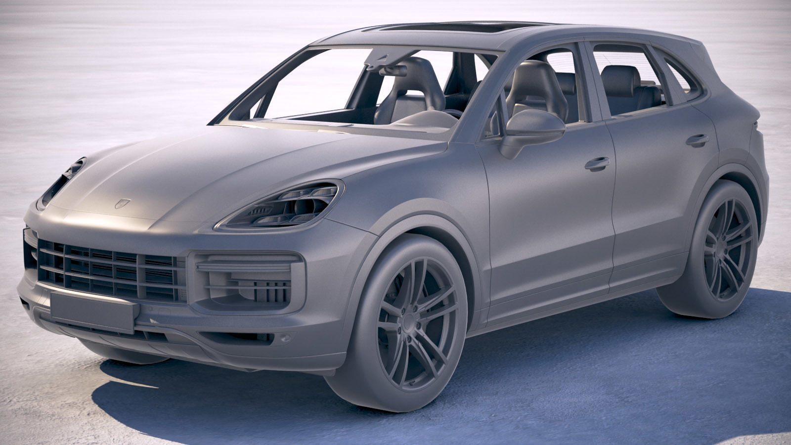 Porsche Cayenne Turbo 2018 3D model_24