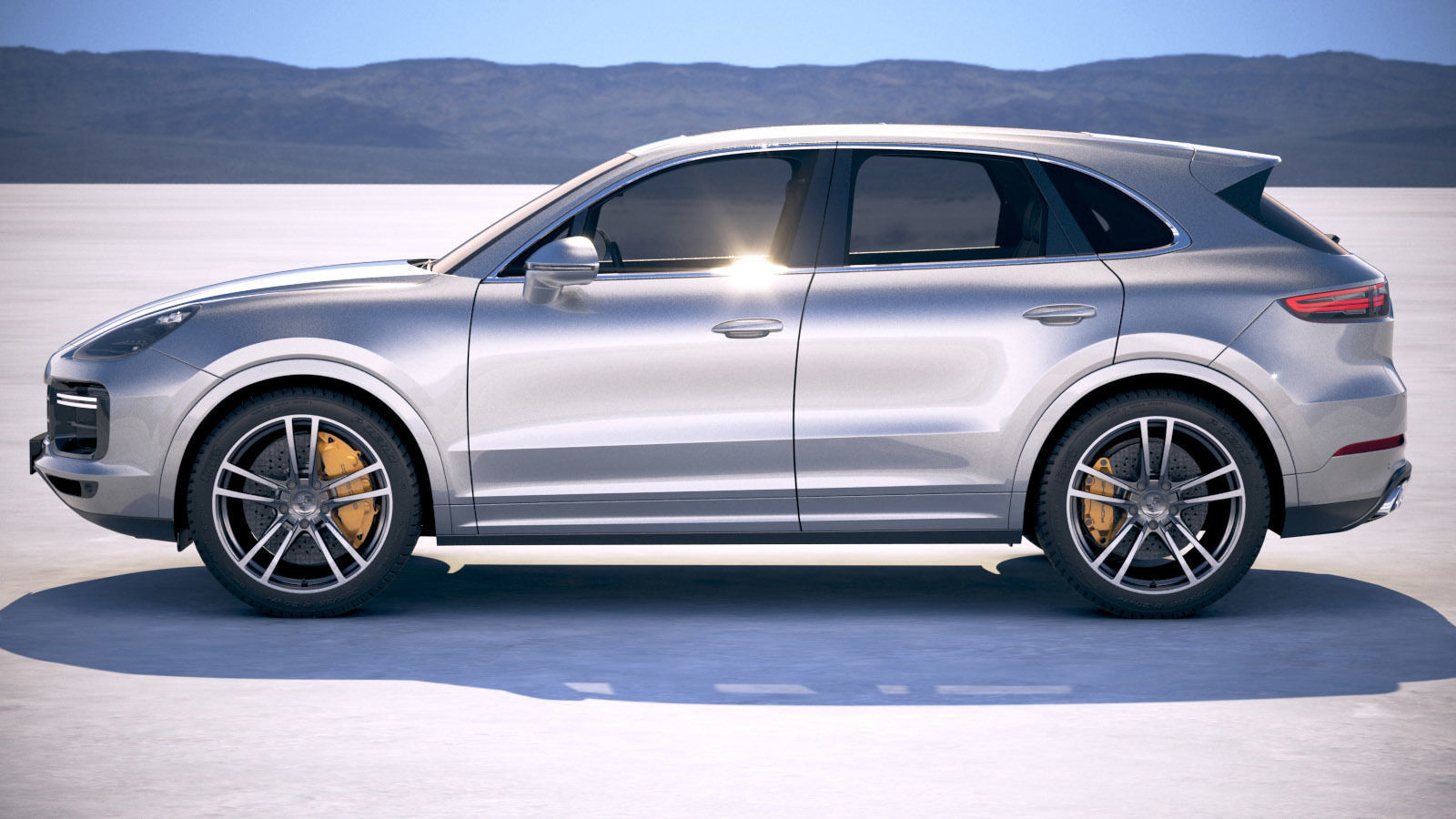 Porsche Cayenne Turbo 2018 3D model_6