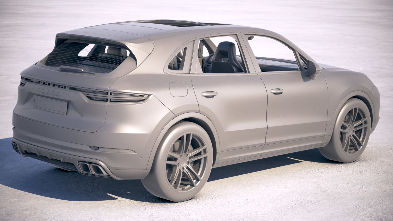 Porsche Cayenne Turbo 2018 3D model_27