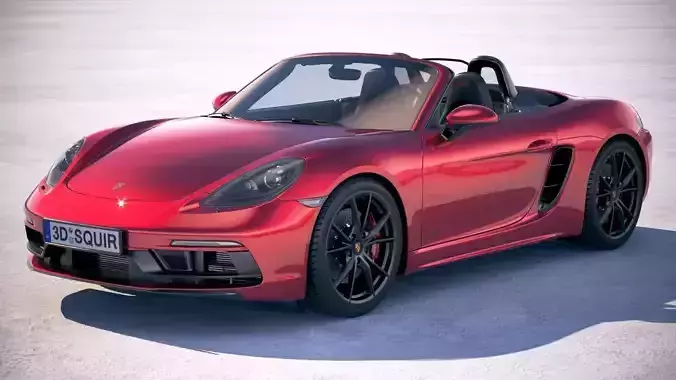 Porsche 718 Boxster GTS 2018 3D model