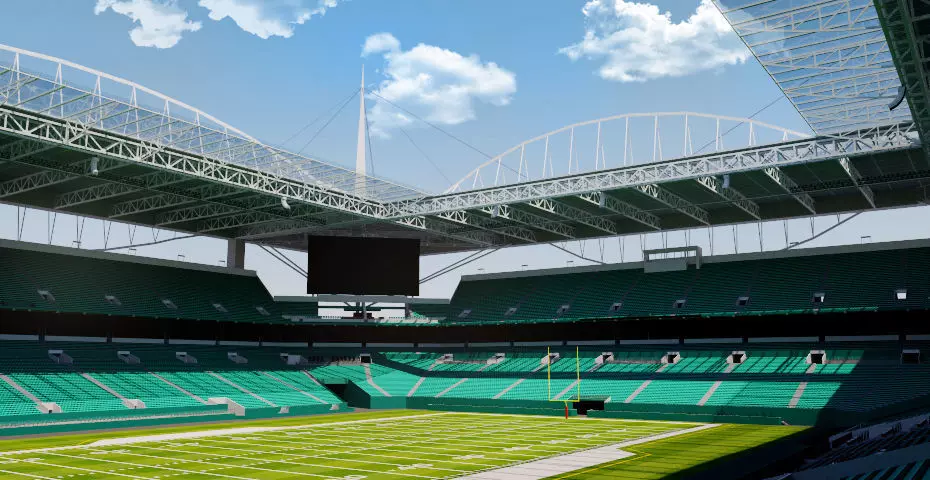 Hard Rock Stadium - Miami USA 3D model_0