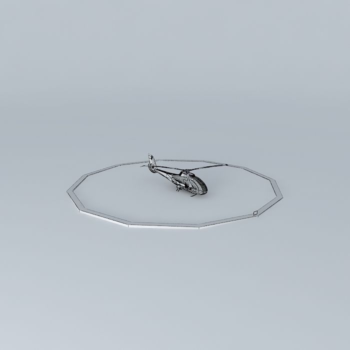 RD Copter Free 3D model_4