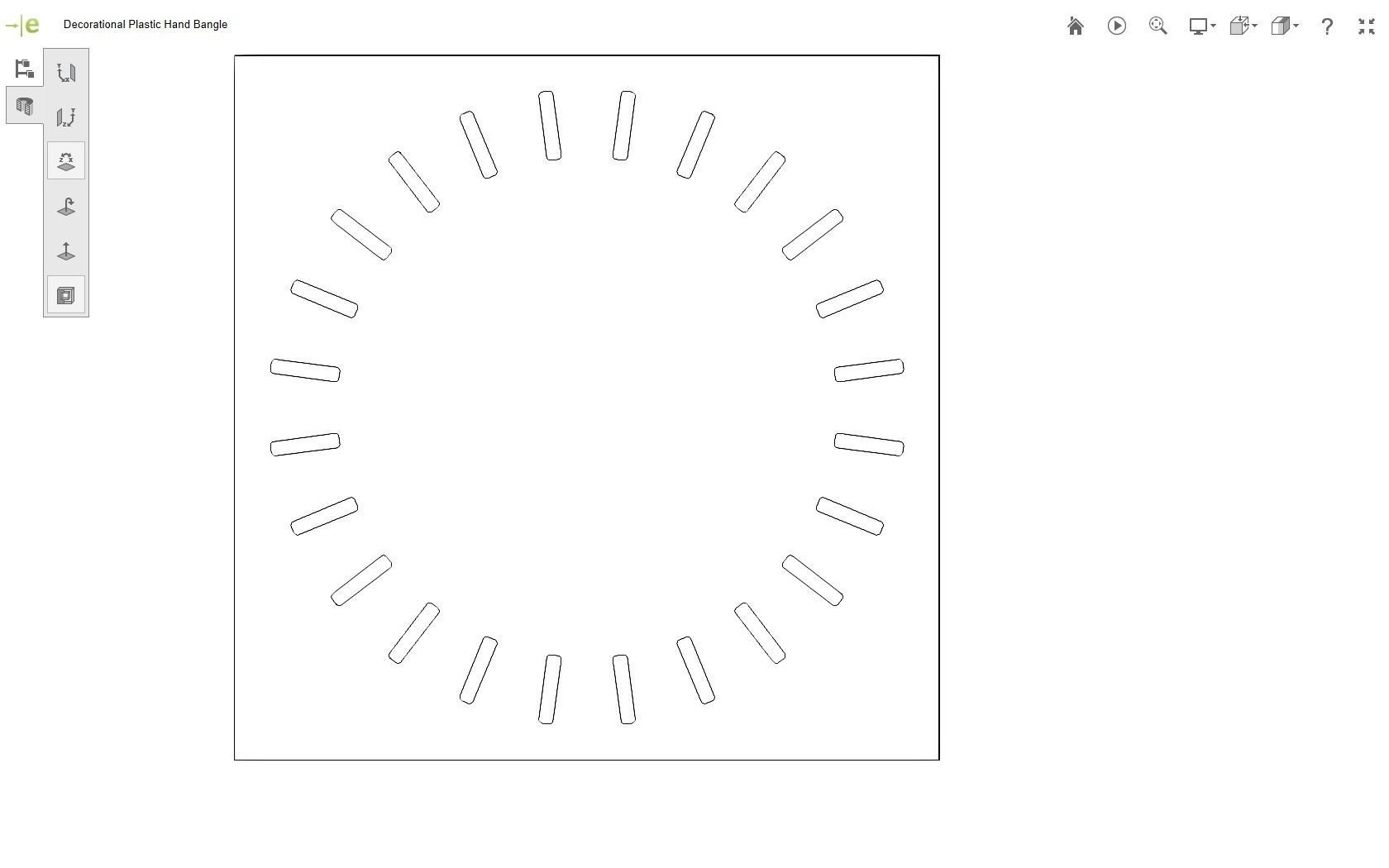 Bangle spiral ring 3D print model_23