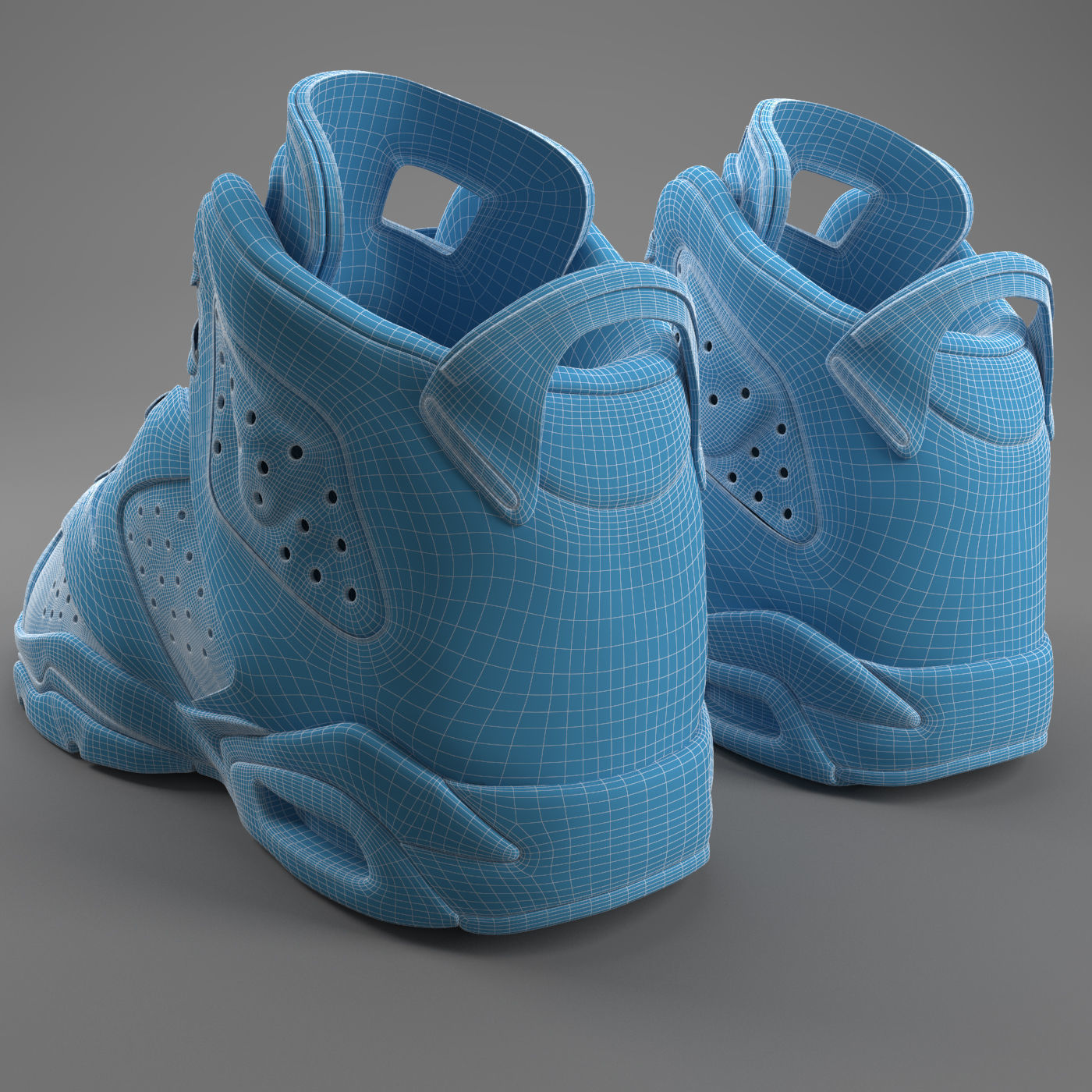 Air Jordan 6 Retro GS PBR 3D model_11