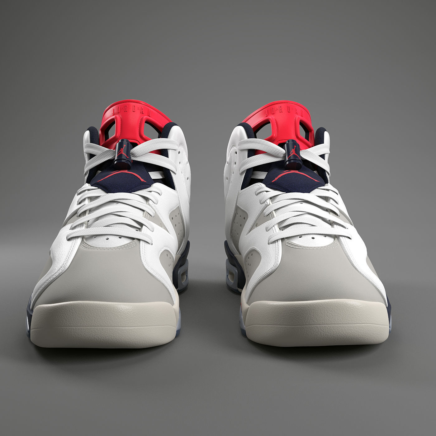Air Jordan 6 Retro GS PBR 3D model_7