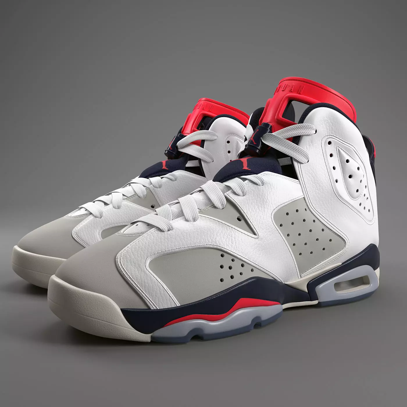 Air Jordan 6 Retro GS PBR 3D model_0