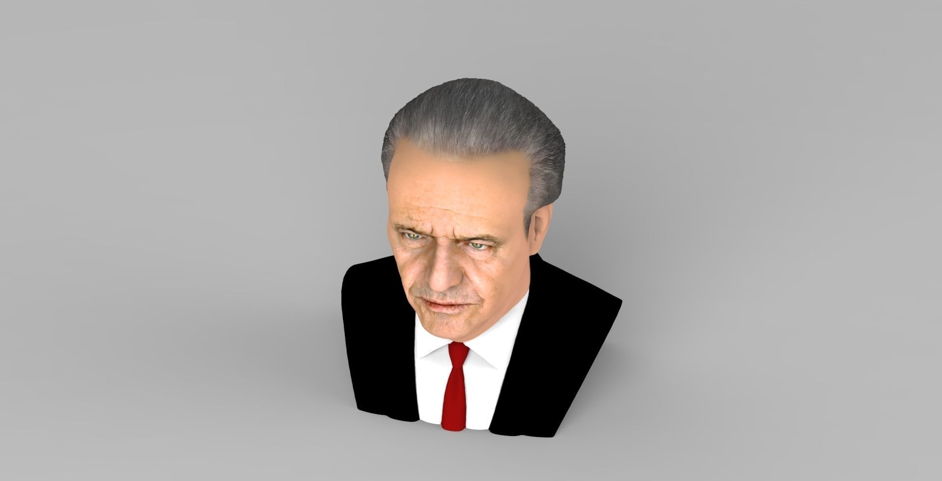 Jack Nicholson bust ready for full color 3D printing 3D print model_11