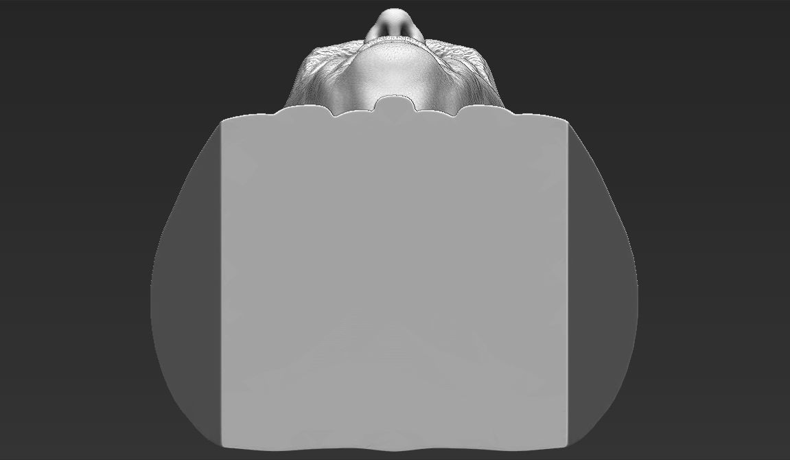 Jack Nicholson bust ready for full color 3D printing 3D print model_47