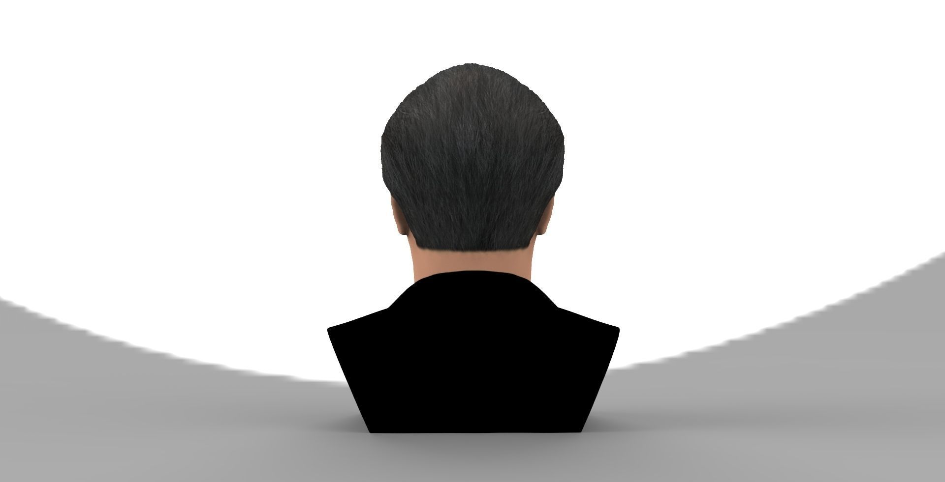 Jack Nicholson bust ready for full color 3D printing 3D print model_5