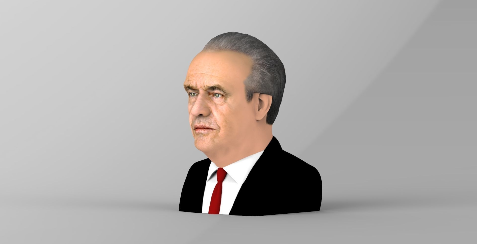 Jack Nicholson bust ready for full color 3D printing 3D print model_2