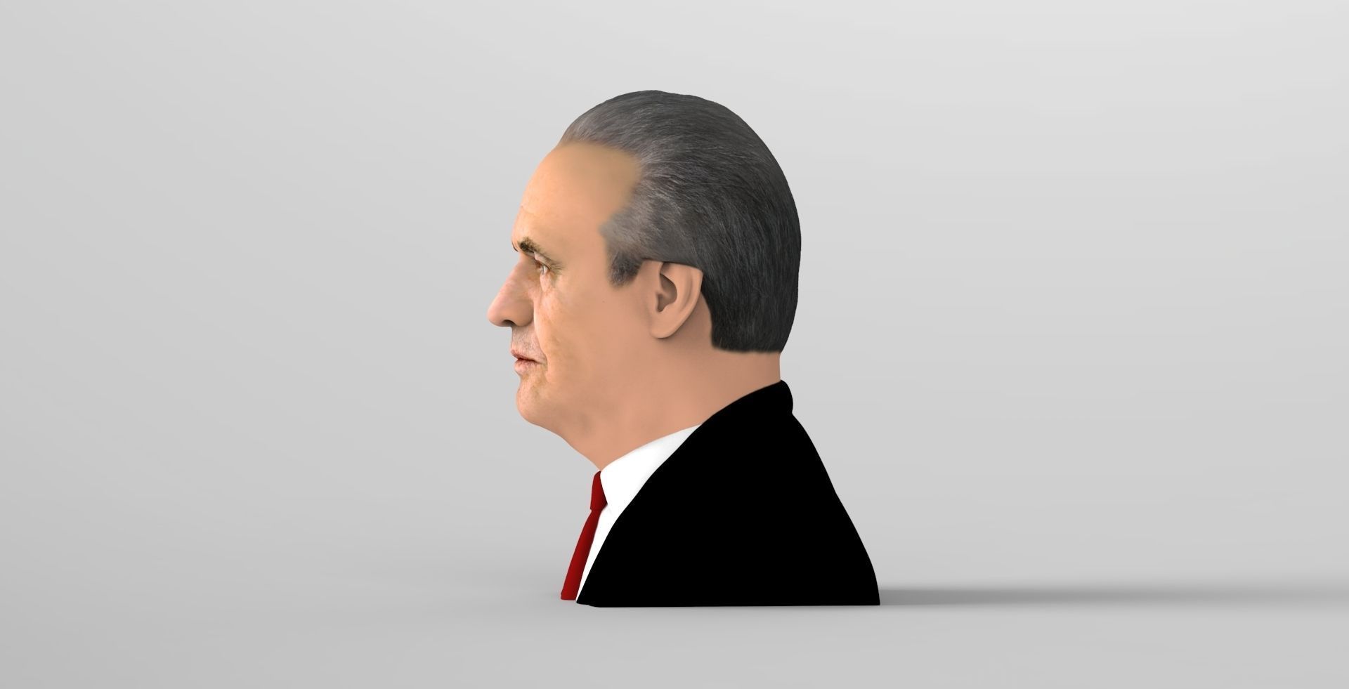 Jack Nicholson bust ready for full color 3D printing 3D print model_3