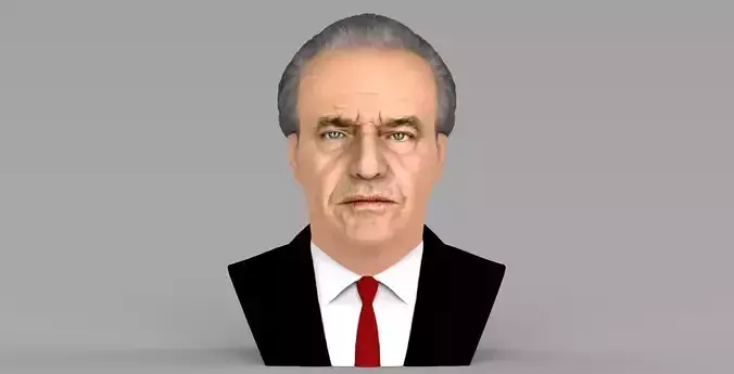 Jack Nicholson bust ready for full color 3D printing 3D print model