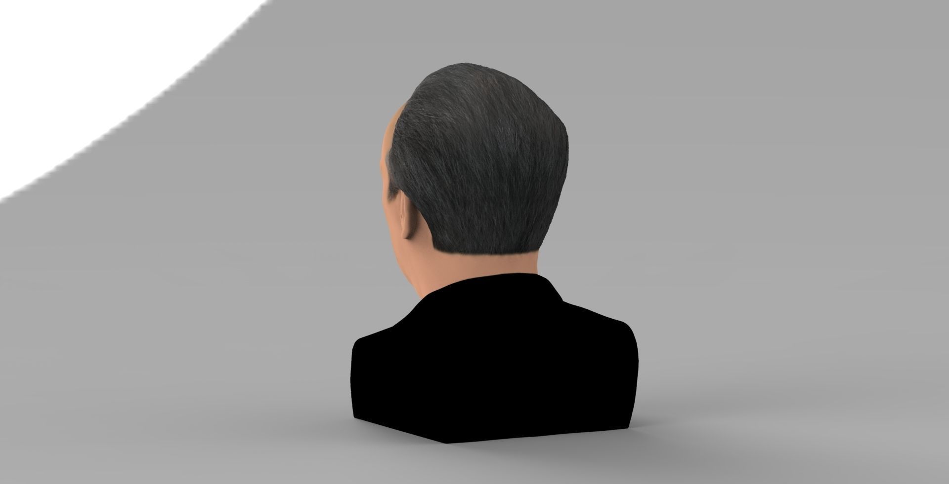 Jack Nicholson bust ready for full color 3D printing 3D print model_4