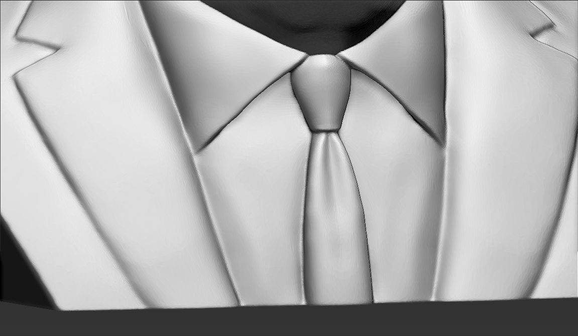 Jack Nicholson bust ready for full color 3D printing 3D print model_44