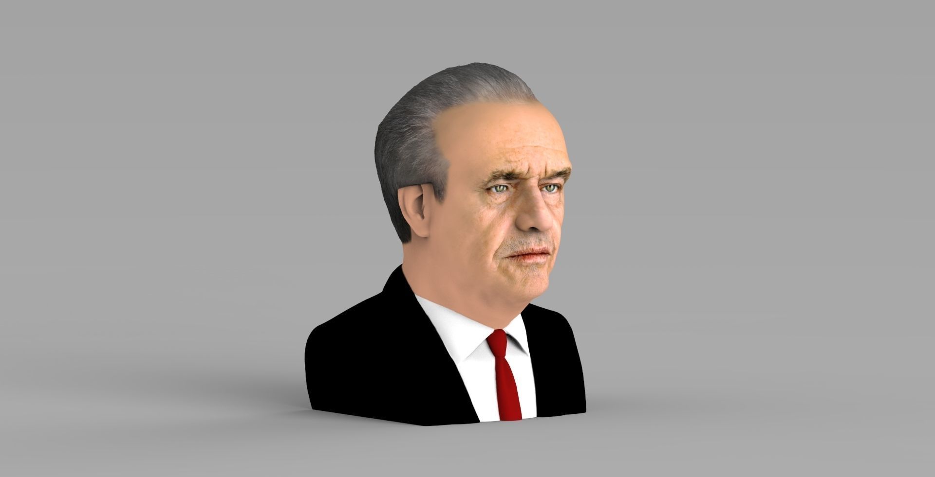 Jack Nicholson bust ready for full color 3D printing 3D print model_8