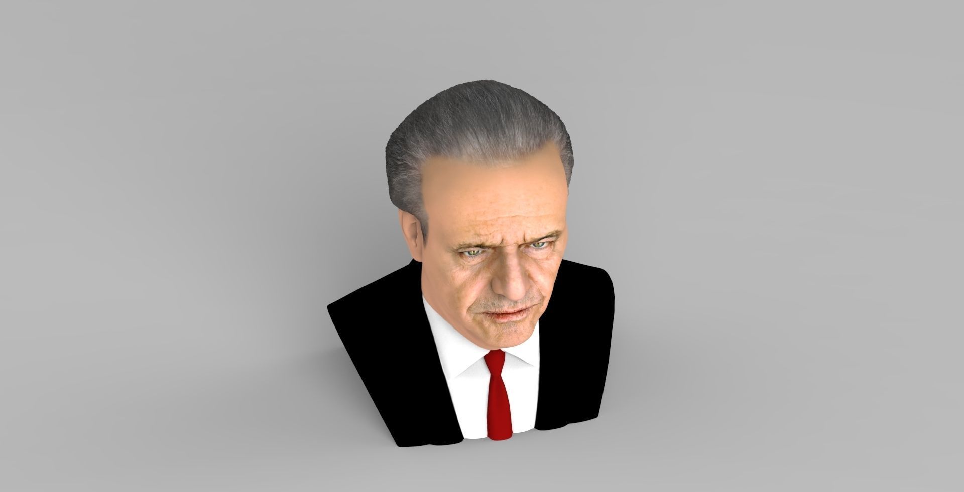 Jack Nicholson bust ready for full color 3D printing 3D print model_10