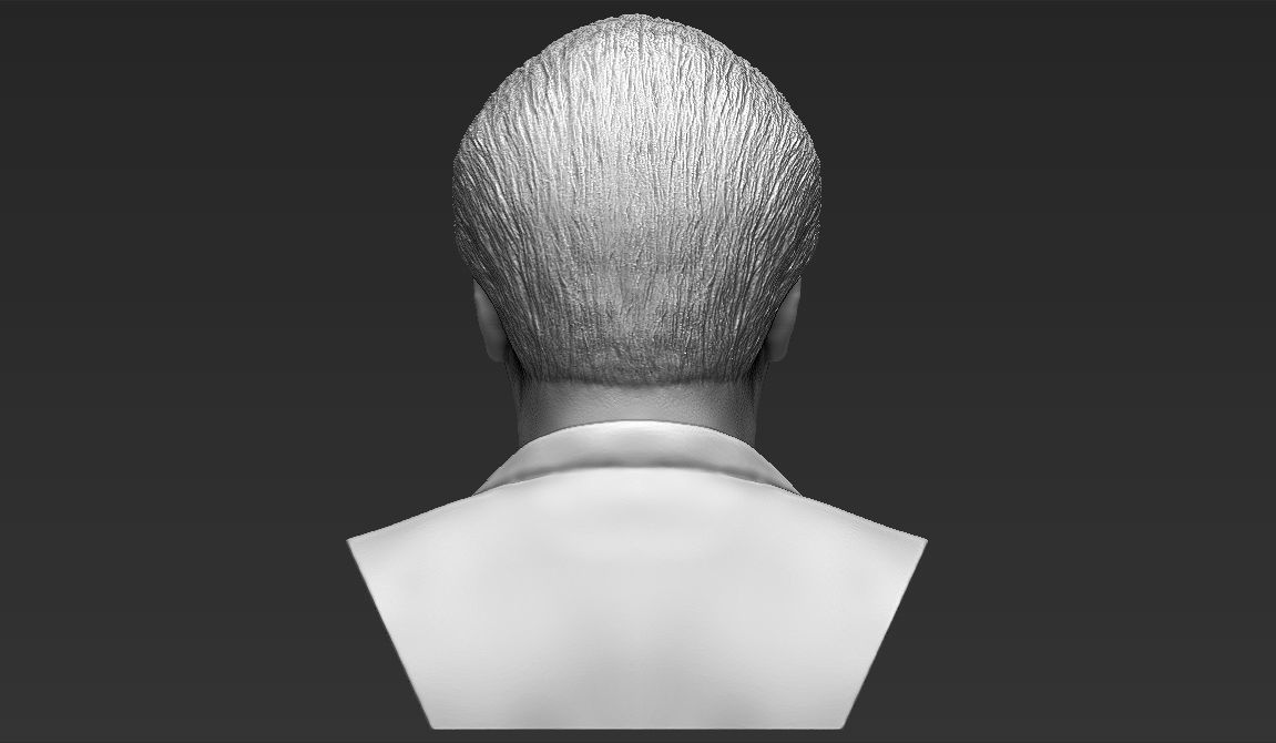 Jack Nicholson bust ready for full color 3D printing 3D print model_29