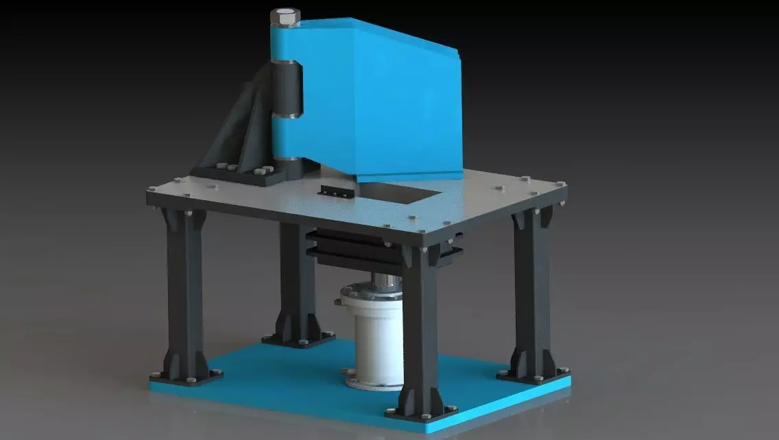 Hydraulic Packing Machine 3D model_0