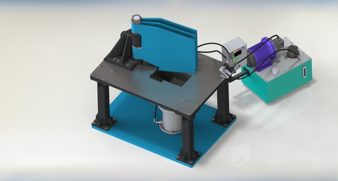 Hydraulic Packing Machine 3D model_5