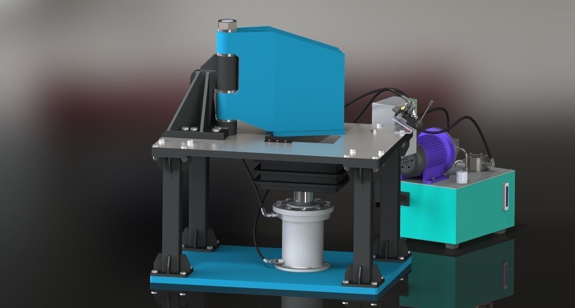 Hydraulic Packing Machine 3D model_3