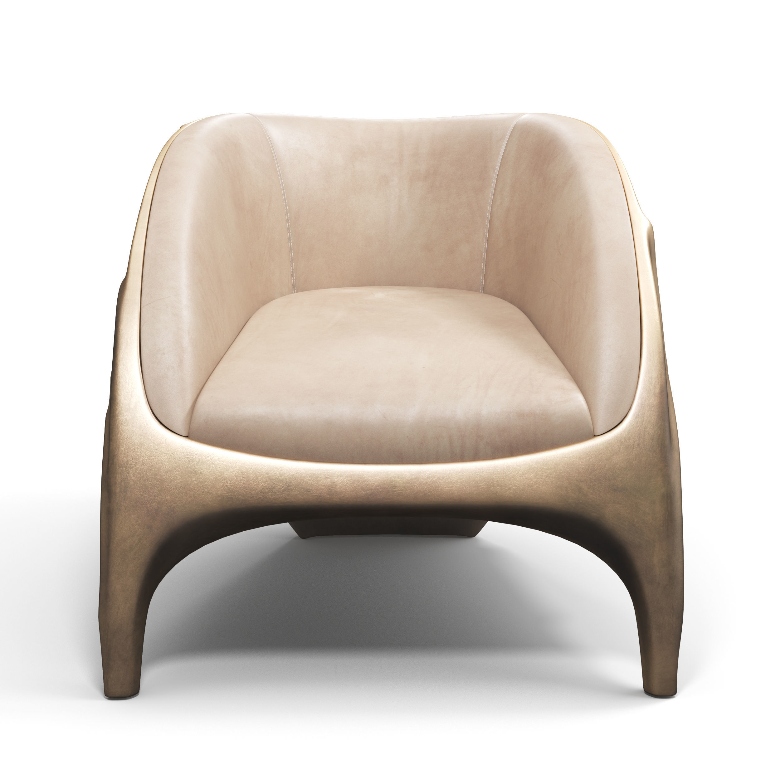 Triton K1400 armchair 3D model_4