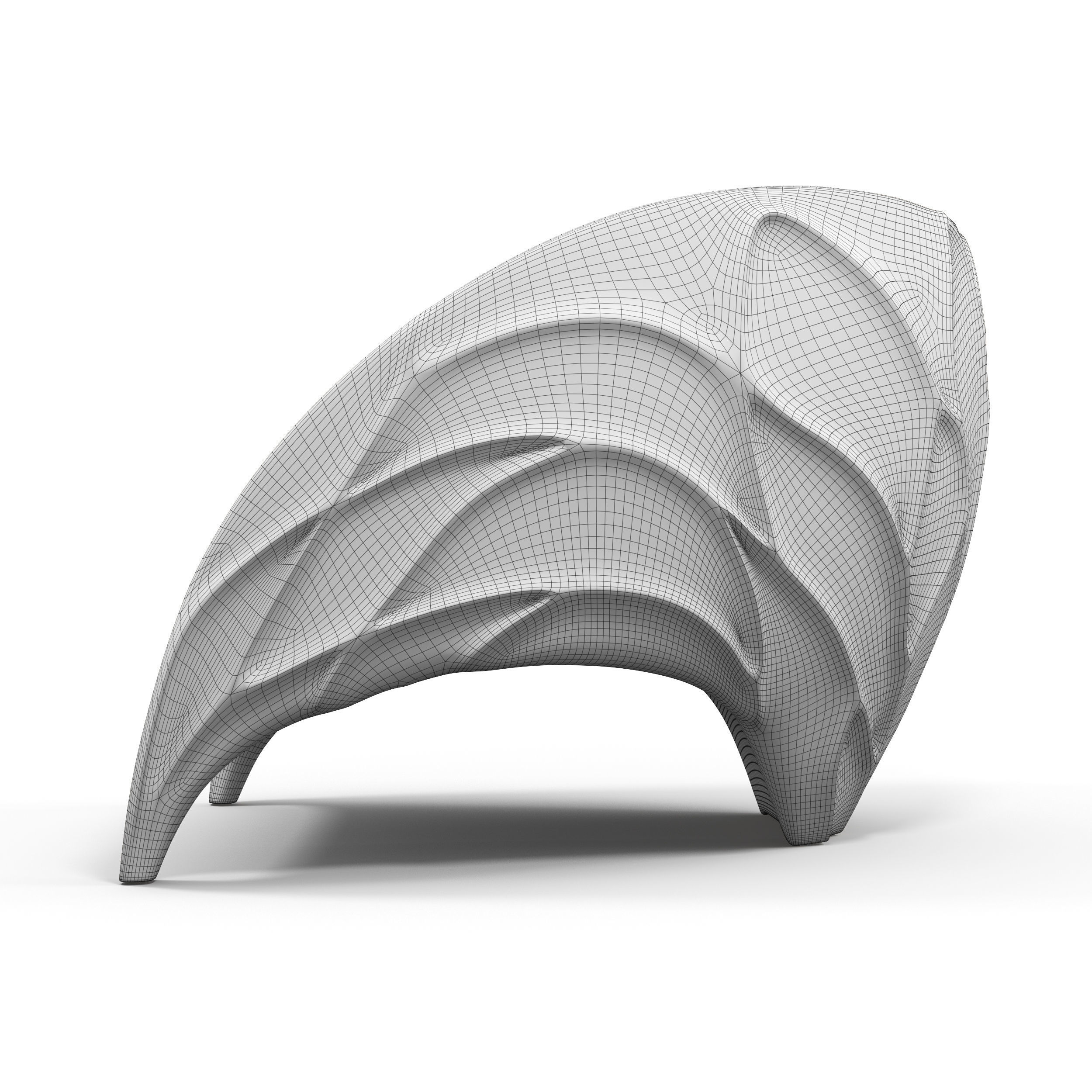 Triton K1400 armchair 3D model_7