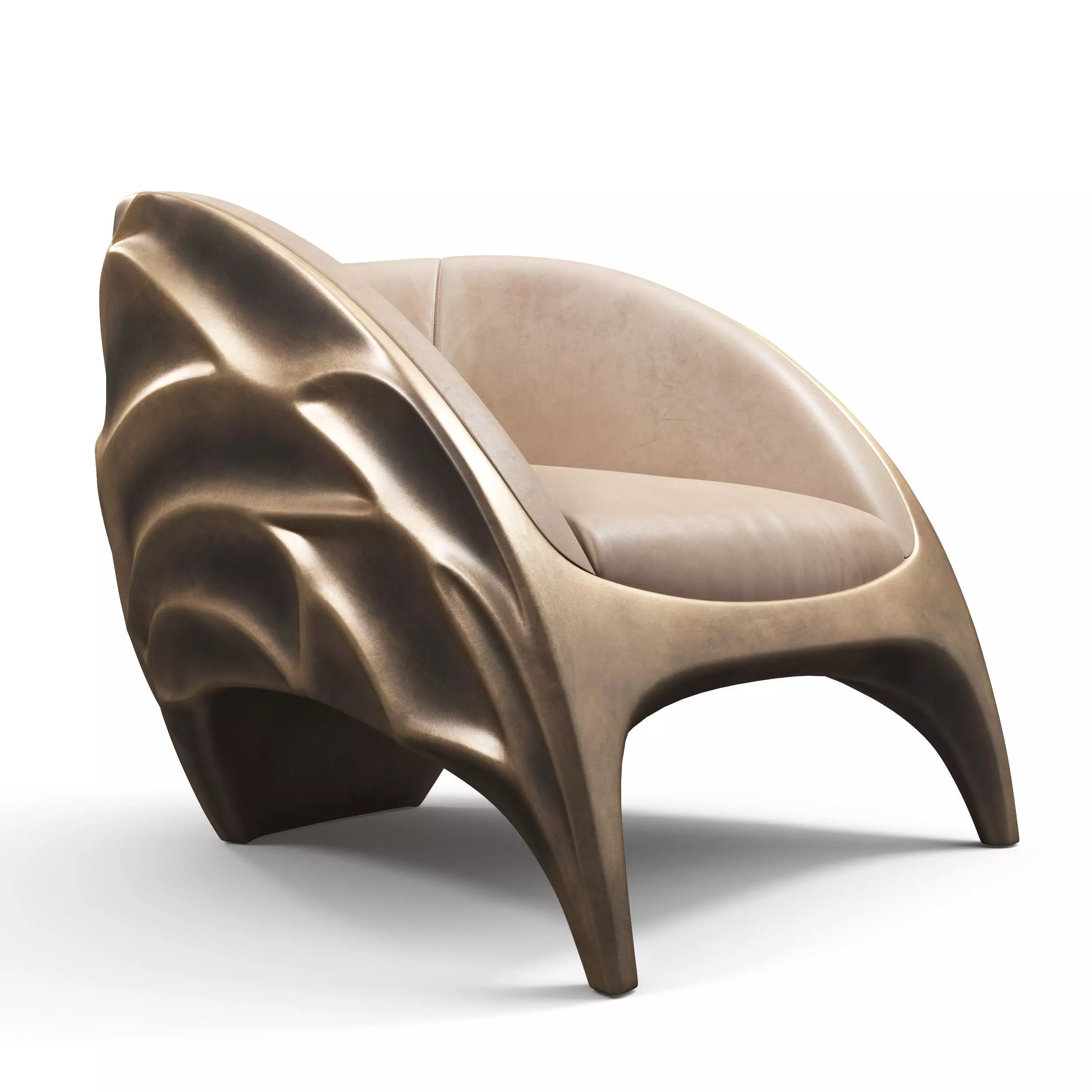 Triton K1400 armchair 3D model_0