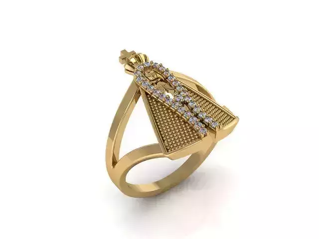 ring our lady appeared 3D print model