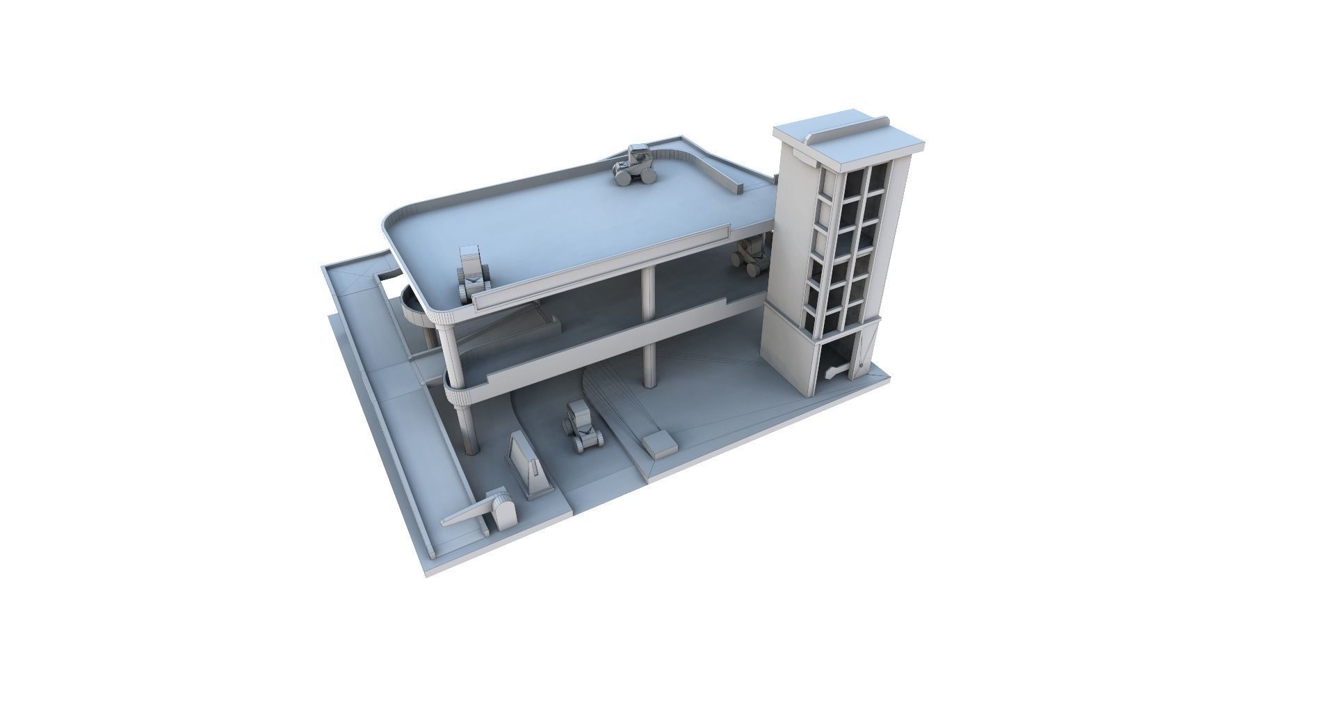 Low-Poly 80s Toys Pack Low-poly 3D model_22