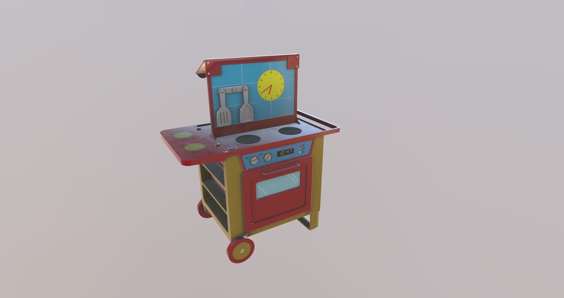 Low-Poly 80s Toys Pack Low-poly 3D model_28