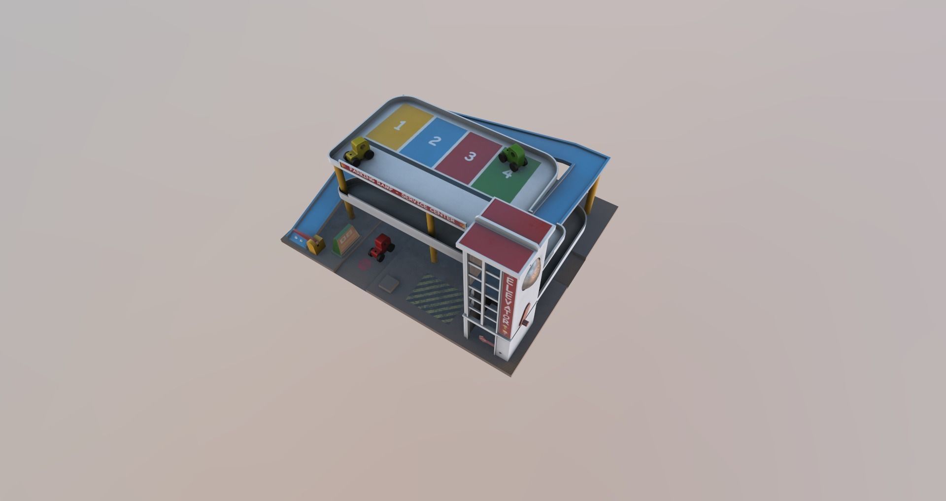 Low-Poly 80s Toys Pack Low-poly 3D model_21