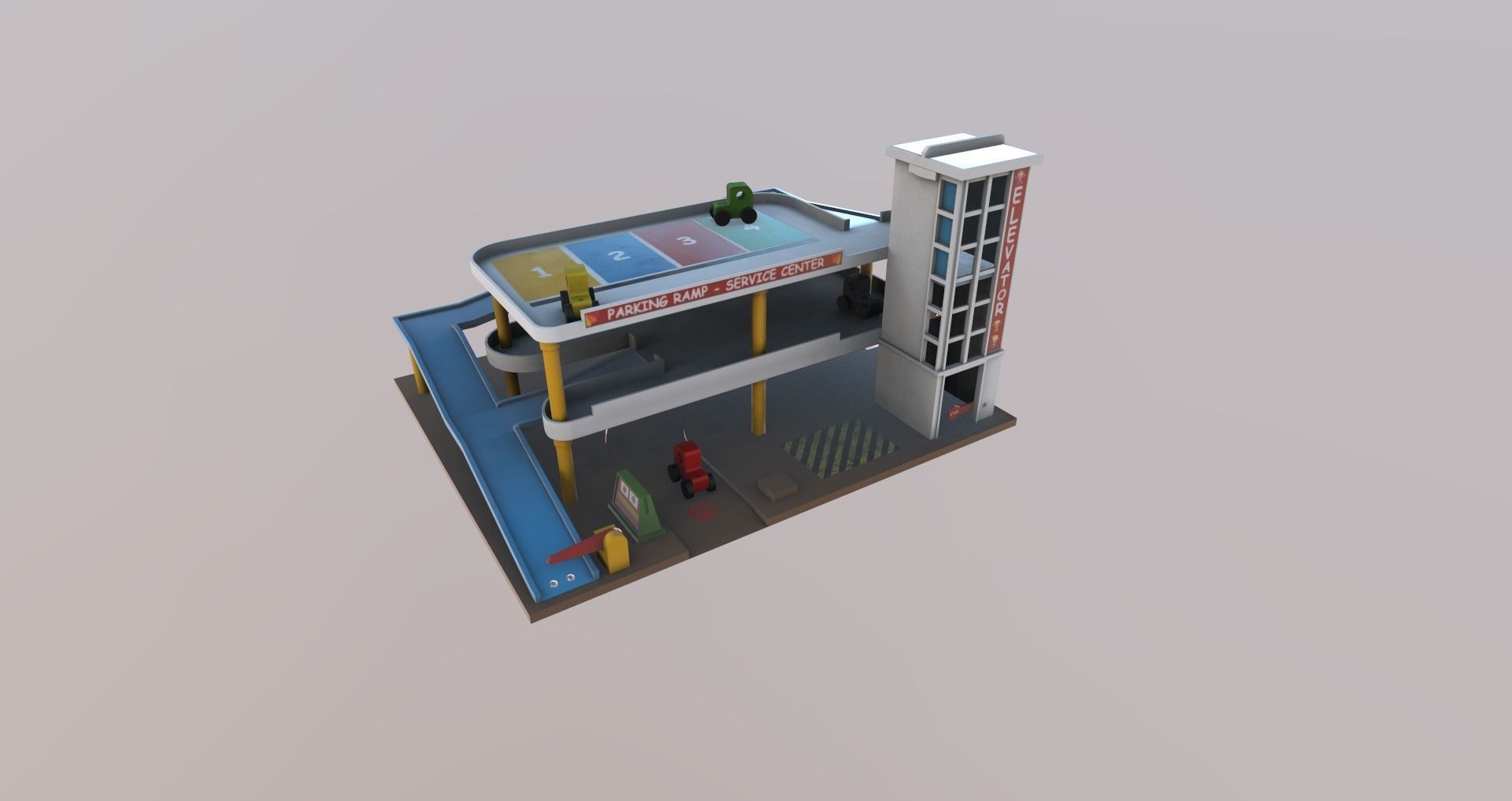 Low-Poly 80s Toys Pack Low-poly 3D model_20