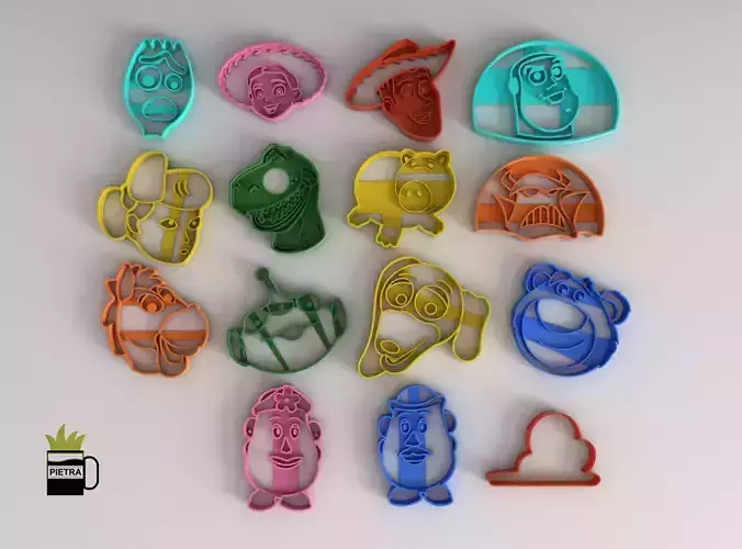 Modelo MOLDE CORTANTE GALLETAS TOY STORY 4 FONDANT