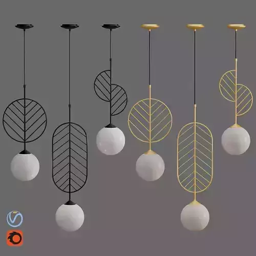 light-03 leaf pendant lamp