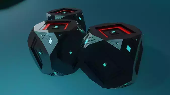 SciFi Cargo Pod 3D model