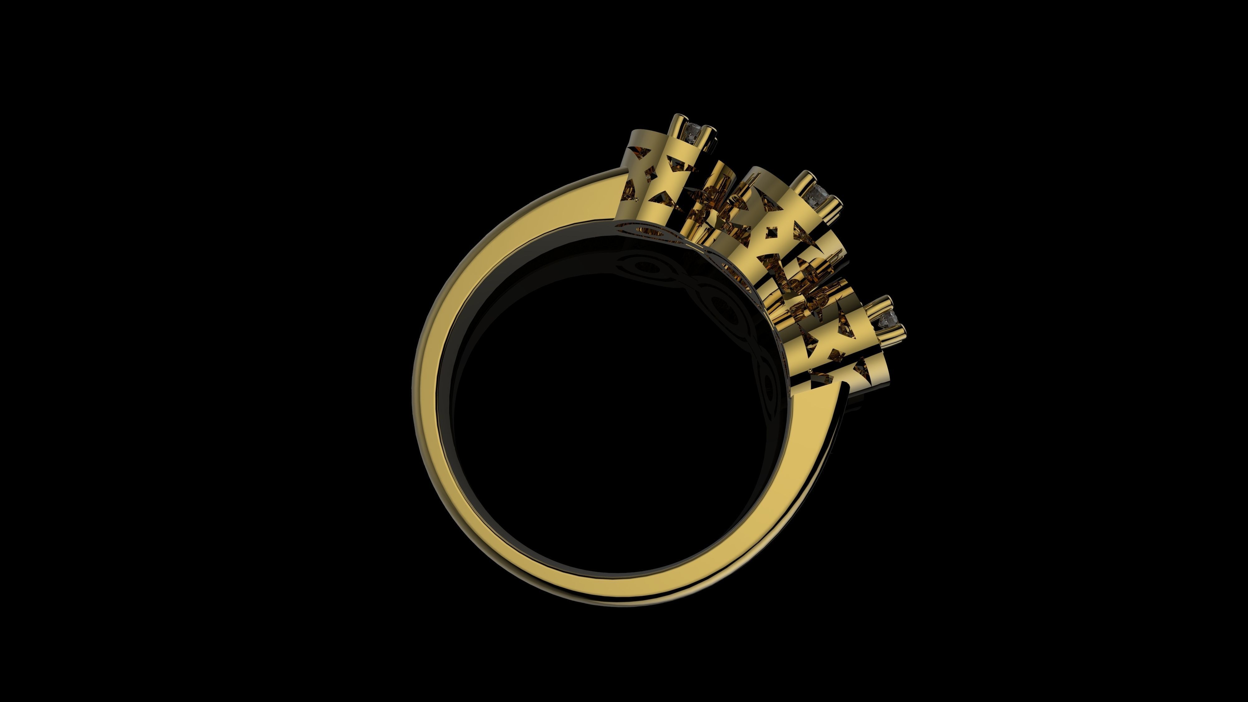 K RINGS N6 3D print model_5