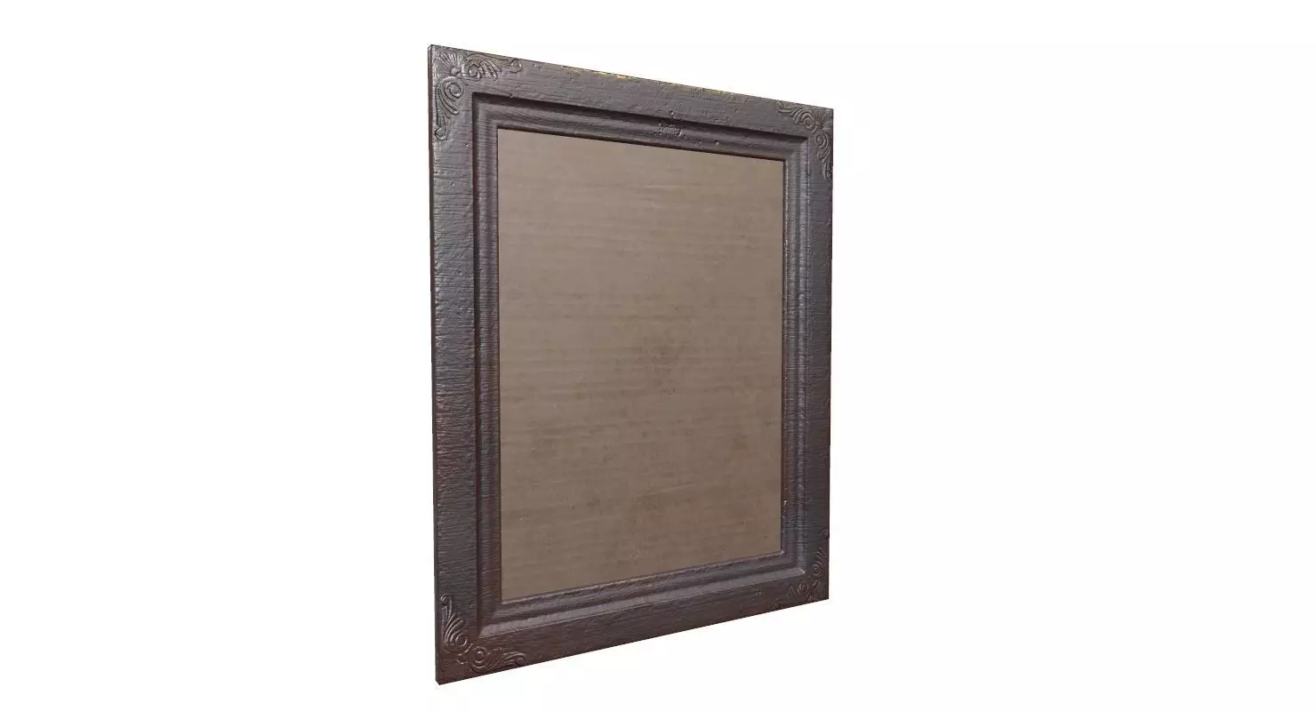 picture Frame Game Ready Low-poly 3D model_0