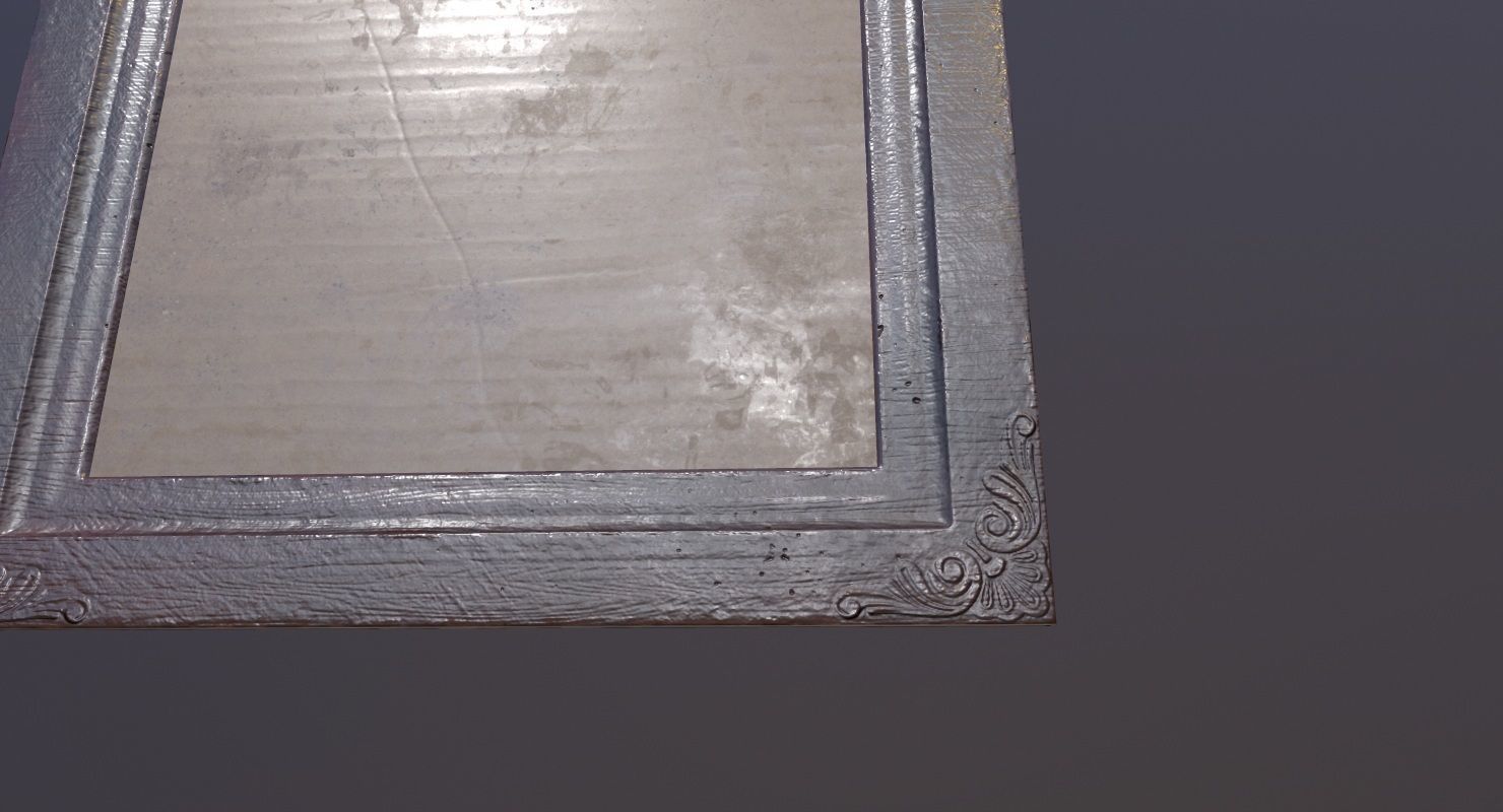 picture Frame Game Ready Low-poly 3D model_3