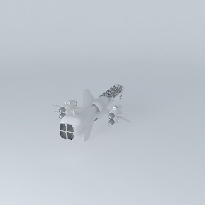 The Endurer Space Transporter Free 3D model_1