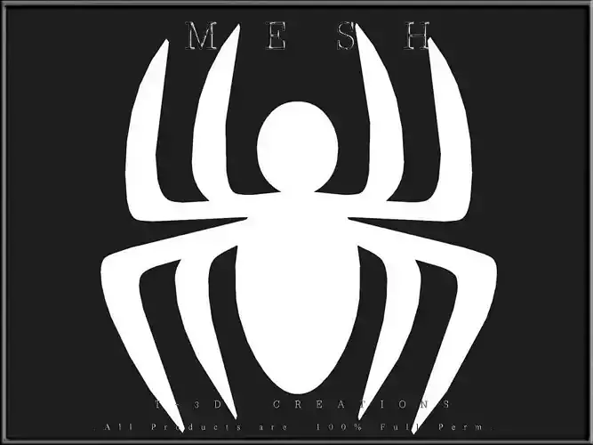 Spider 01 Low-poly 3D model