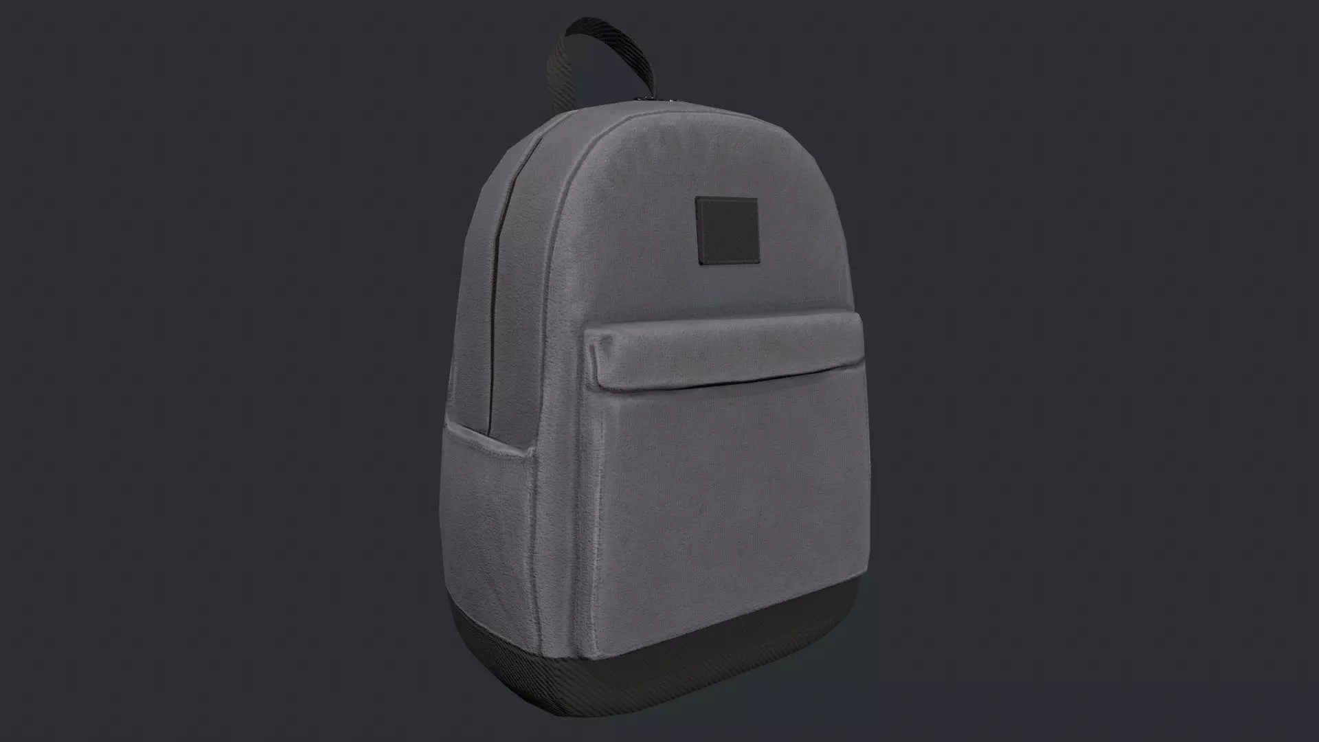 School Backpack - Color Variations  Low-poly 3D model_0